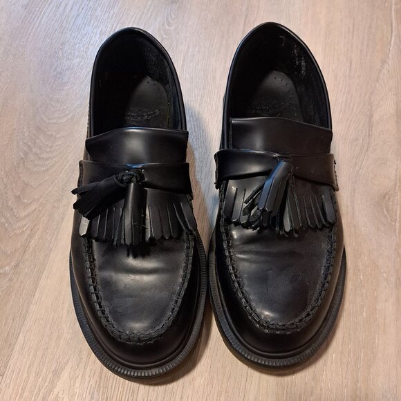Dr. Martens Black Tassel Loafers - Picture 1 of 4